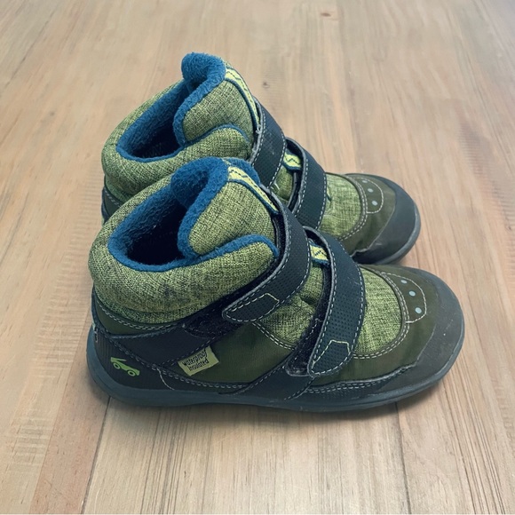 See Kai Run | Atlas II Insulated Boots Toddler Size 12 Green Hook & Loop - Picture 2 of 8